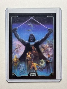2023 Topps Star Wars Flagship THE EMPIRE STRIKES BACK Poster Art Lenticular #HC6 - Picture 1 of 2