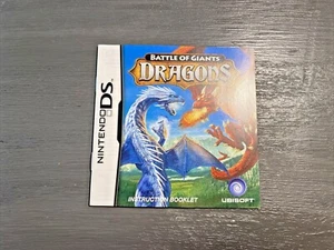 Battle of Giants: Dragons (Nintendo DS) Nur Anleitung, Anleitungsheft - Bild 1 von 5