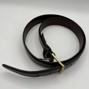 Brighton Men’s Belt Brown 33813 English Calf on Glove Leather Size 36 - Picture 1 of 9