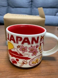 Starbucks Been There Series Mug Cup Japan 414ml/14oz Traditional pictorial desig - Picture 1 of 24