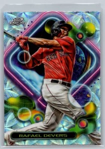 2023 Topps Cosmic Chrome #115 Rafael Devers Nucleus Refractor RED SOX - Picture 1 of 2