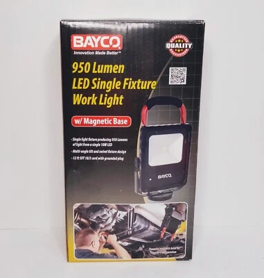 Luz de taller BAYCO 950 lúmenes LED base magnética con cable accesorio individual SL-1514 Foto 1 de 4