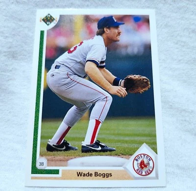 1991 Upper Deck #546 Wade Boggs Boston Red Sox  - Image 1 of 3
