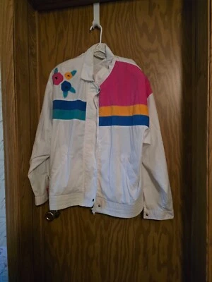 VTG Koret 1x? white multicolor jacket - Image 1 of 3