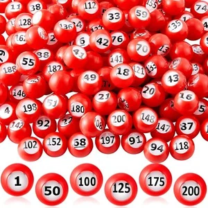 Liliful 200 Pcs Raffle Balls Numbers 1-200 Bingo Balls Only with Easy Read - Picture 1 of 2