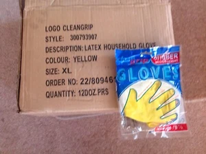 Clean Grip Rubber Medium Weight Gloves - Picture 1 of 1