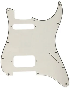 Custom for Fender US 11 Loch Stratocaste HS Gitarrenschlagbrett, 3-lagig weiß - Bild 1 von 7