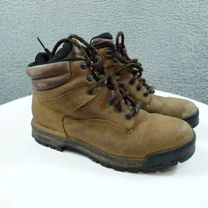 Rockport Womens Boots 9US Brown High Cut Lace Outdoors Hiking Vibram Camping - Picture 1 of 6
