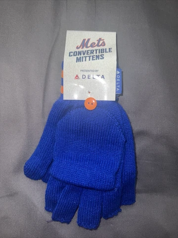 2019 New York Mets Convertible Mittens Gloves - NEW with Tags Cover