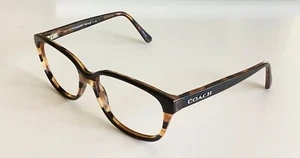 Coach HC6103-5443 Black Tortoise Glitter Stripe Eyeglass Frames 54-16-140 - Picture 1 of 5