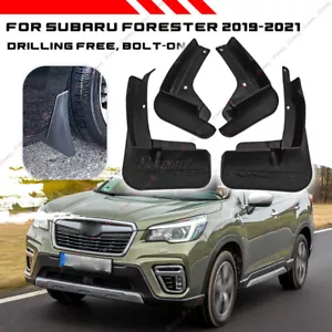 4PCS Mud Flaps Splash Guard Mudguards For Subaru Forester 2019 2020 2021 - Picture 1 of 7