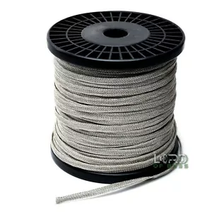 Reparación de subwoofer de cable de plomo altavoz trenzado plano de oropel plano de 1 pie 0,236" (6 mm) - Imagen 1 de 1