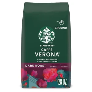 Starbucks Ground Coffee, Dark Roast Coffee, Caffè Verona, 100% Arabica,1 bag USA - Picture 1 of 4