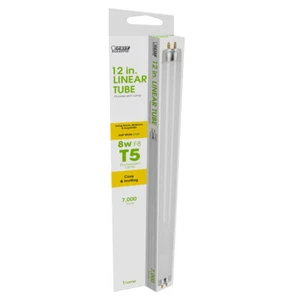 FEIT Electric 8 watts T5 12 in. L Bright White Fluorescent Bulb Linear 1 pk - Picture 1 of 1