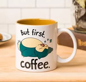 Snorlax "Aber zuerst, Kaffee" Pokemon 20oz Keramiktasse - Bild 1 von 5