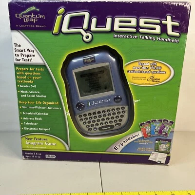 QUANTUM LEAP iQUEST HANDHELD EDU LEARNING GAME Missing Cartridge - Image 1 of 4