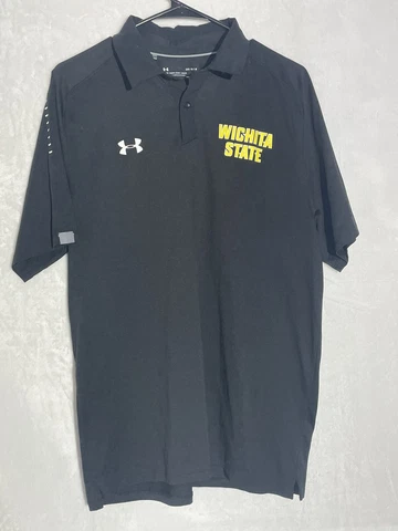 Under Armour Wichita State University Golf Polo Shirt Large Cover