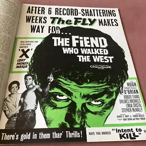 Kine Weekly 1958 - Hammer horror The hound of the Baskervilles, Peter Cushing - Picture 1 of 3