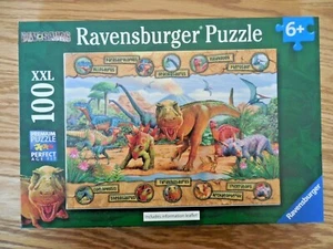 Ravensburger XXL "Dinosaurs" 100 Piece Puzzle w Information Leaflet for Ages 6+ - Picture 1 of 4
