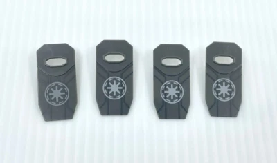 Custom Printed Clone Trooper Shield 4-Pack Lego-Compatible Accessory - Image 1 of 4