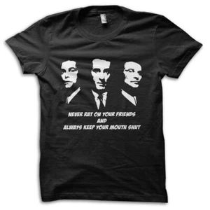Camiseta Never Rat On Your Friends Gangster Movie Parody M5748 - Imagen 1 de 5