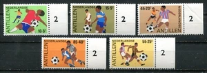 ANTILLAS HOLANDESAS 1985, DEPORTE: FÚTBOL, Scott B226-B230, MNH - Imagen 1 de 1