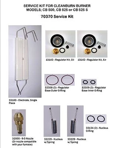 70370 CLEAN BURN SERVICE MAINTENANCE TUNE UP KIT WASTE OIL CB 500 or CB 525  - Picture 1 of 1