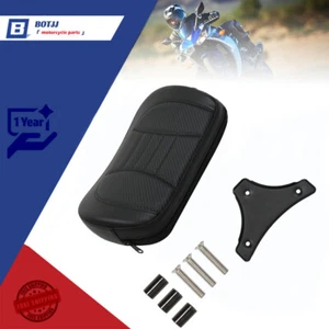 For Touring CVO Street Glide 1996-up Passenger Backrest Pad black stitching US - Foto 1 di 13