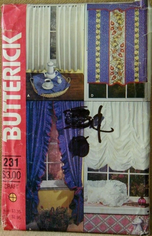 Uncut Vtg Butterick Pattern 6053 Holiday Christmas Crafts Stocking Ornaments