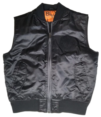 Rocawear Full Zip Vest Jacket Mens Size L Black Lightweight Hip Hop Streetwear - Image 1 of 4