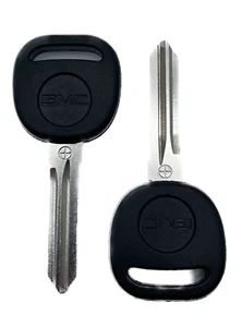 2x OEM 2007 - 2017 GMC B111 Transponder Chipped Car Key Ignition ID46 Circle+ - Picture 1 of 2