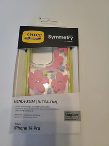 OtterBox iPhone 14 Pro Symmetry Series Clear Case, Whimsy Bloom (Gelb) - Bild 1 von 2