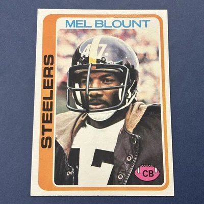 1978 Topps #475 MEL BLOUNT -- HOF Pittsburgh Steelers -- NM-MT Steelers NFL HOF - Image 1 of 2