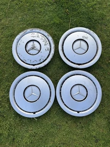 Set of 4 Mercedes Hub Caps 1244010424 15” OEM Wheel Trims W124  - Picture 1 of 8