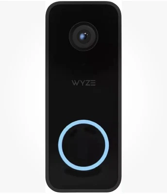 Wyze - Wired Video Doorbell v2, 2K HD Video with Head-to-Toe view, 2-way Aud B1 - Image 1 of 4