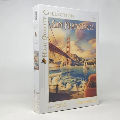 Clementoni San Francisco 1000-Piece Jigsaw Puzzle BybKerne Erickson Sealed NEW - Image 1 of 4