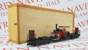 FLEISCHMANN-NAVITREN -H0 1/87-CARRO RIBASSATO SSdk DRG + TRATTORE A VAPORE-EP.II - Foto 1 di 4