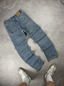 Jeans vintage Levis 505 con lengüeta roja denim lavado azul desgastado años 90 para hombre 32x34 - Imagen 1 de 14