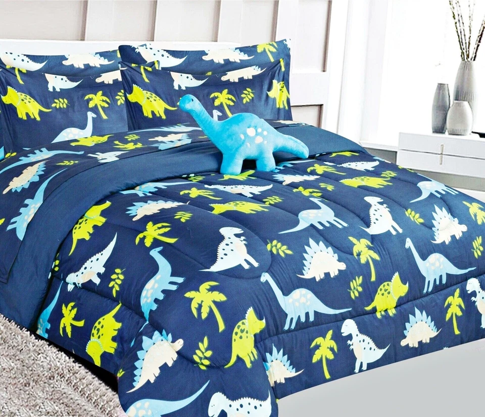 NUEVO EDREDÓN CAMA EN BOLSA COMPLETO PARA NIÑOS ESTAMPADO SUPERIOR (DOBLE 6 PIEZAS) (COMPLETO 8 PIEZAS) GG Foto 1 de 1