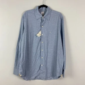 Maserati Button Up Long-Sleeve Shirt Blue Size XL Logo Long Sleeve - Picture 1 of 12