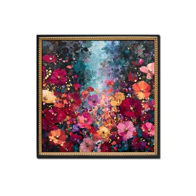 Arte en lienzo enmarcado moderno abstracto flores decoración del hogar arte de pared impresiones pintura Foto 1 de 4