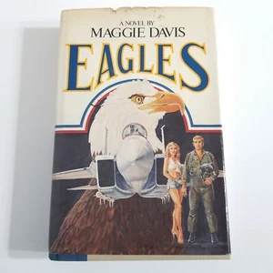 A Novel By Maggie Davis Eagles Hardcover Signed Book 1980 - Picture 1 of 24