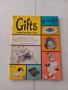 Vtg 1967 Pack-o-Fun Craft Kids Booklet: GIFTS TO MAKE FROM ODDS 'N' ENDS - Picture 1 of 5
