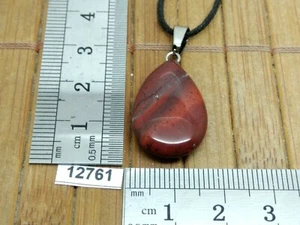 JASPIS REGENBOGEN Anhänger + verstellbare Kordel Lithotherapie Reiki Rainbow Quarz - Bild 1 von 2