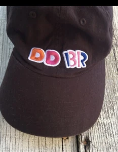 Dunkin Donuts Baskin Robbins DD BR Adjustable Adult Employee Hat Ball Cap - Picture 1 of 3