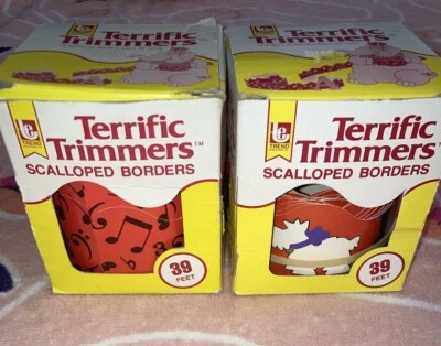 Lote De Colección Terribles Recortadoras Fronteras Festoneadas Maestro Decoración Aula Música Perros Foto 1 de 4