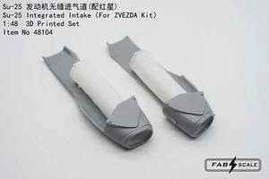 FAB FA48104 1/48 Su-25 Integrated Intake For ZVEZDA Kit 3D Printed Set - Picture 1 of 4