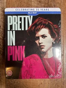 Pretty in Pink w. Steelbook (Blu-ray, 1986, UK Import, Region Free) *NEW/SEALED* - Picture 1 of 4