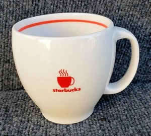 Starbucks 2004 Holiday White con vapor rojo y recorte 13 oz. Taza (EUC) - Imagen 1 de 6