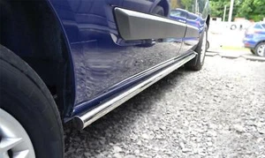 Seitenleisten + Down Lights passend für Volkswagen Crafter SWB 2006-2014 Edelstahl - Bild 1 von 8